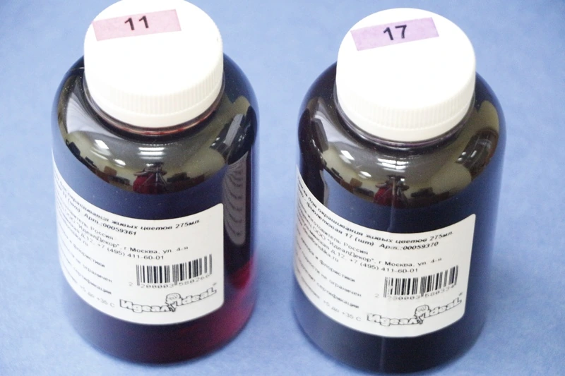 Краска для окрашивания живых цветов 275 мл