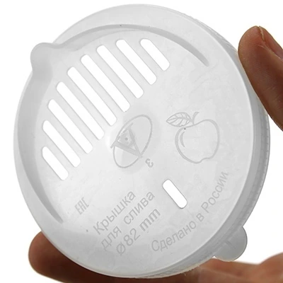 Крышка п/э сливная D=82 мм / 200