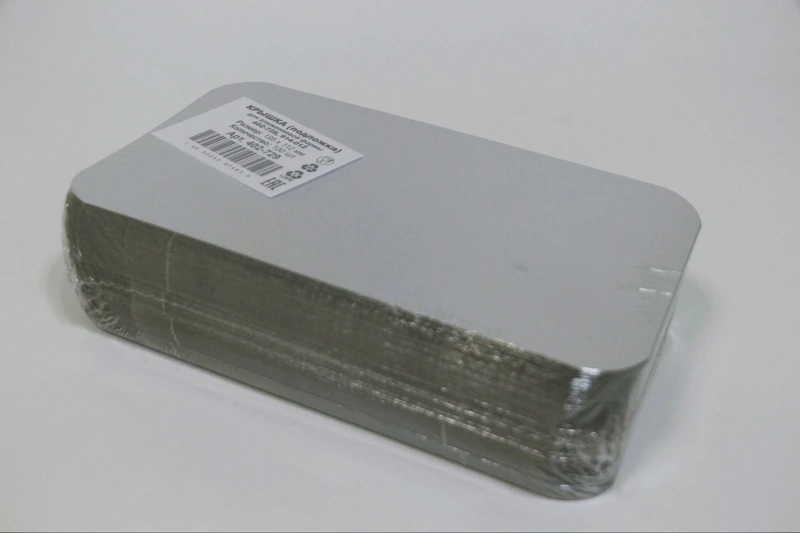 Крышка к алюмин. форме 685 мл 195х112мм металлизир. картон Горница/100/900