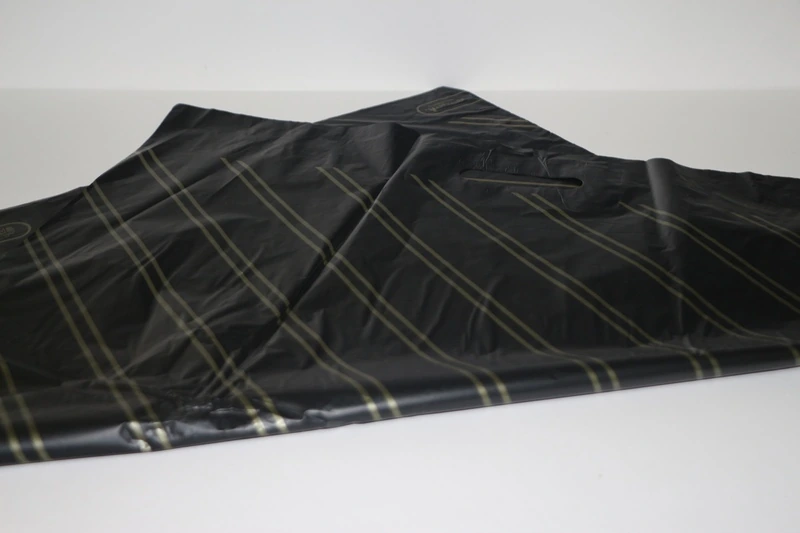 Пакет с выруб. ручкой 60х69 ПНД "Золотая полоса" / 25 / 250