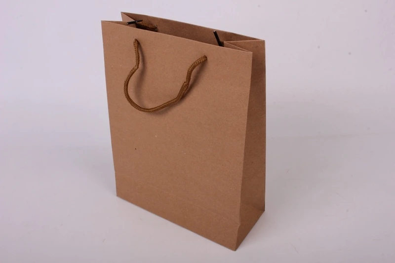 Сумка крафт 19*24*8 12шт/уп