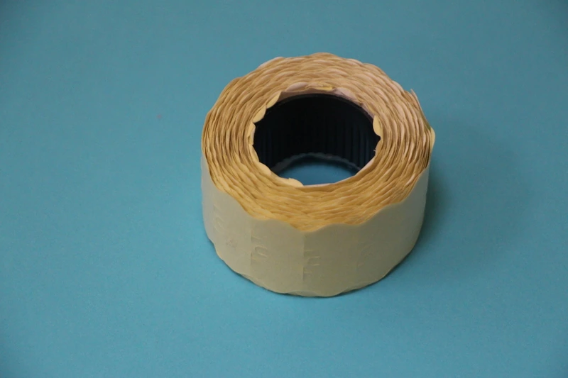 Этикет-лента 26х12 волна белая/200