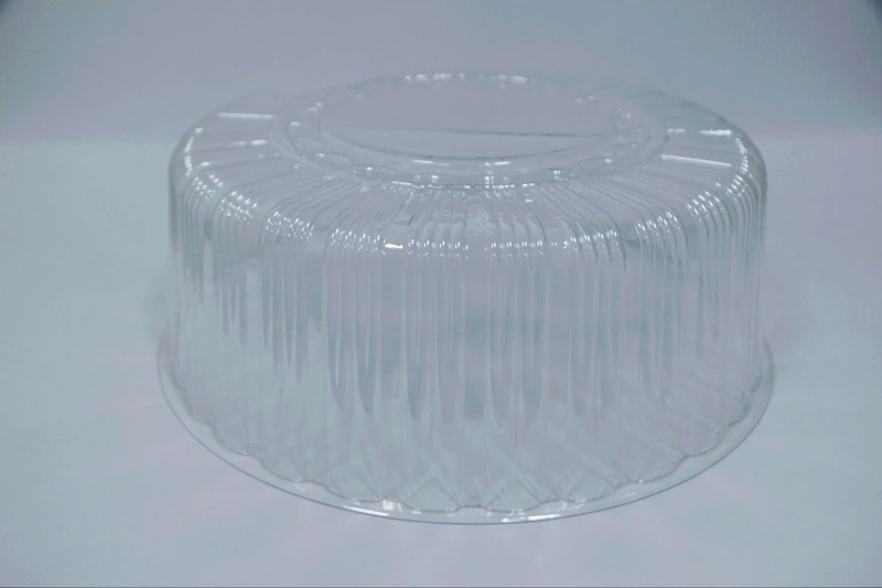 Т-305К Тортница крышка круглая прозрачная (внутр. D317, H110) Комус / 90