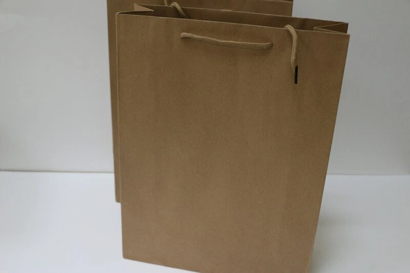 Сумка крафт 28*37*10 12 шт/уп