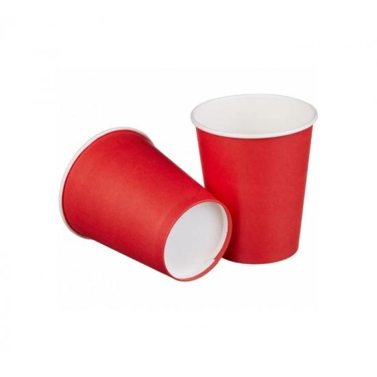 Стакан бумажный 250 мл Red для горячих напитков ИП/50/1000