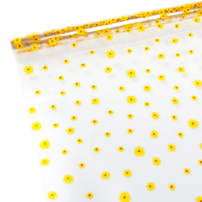 Пленка в рулоне цветная Маргаритки, 70см