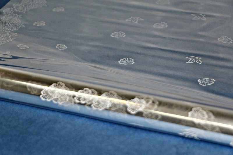 Ролик 100 см прозр. с бел.рис.в ассорт.