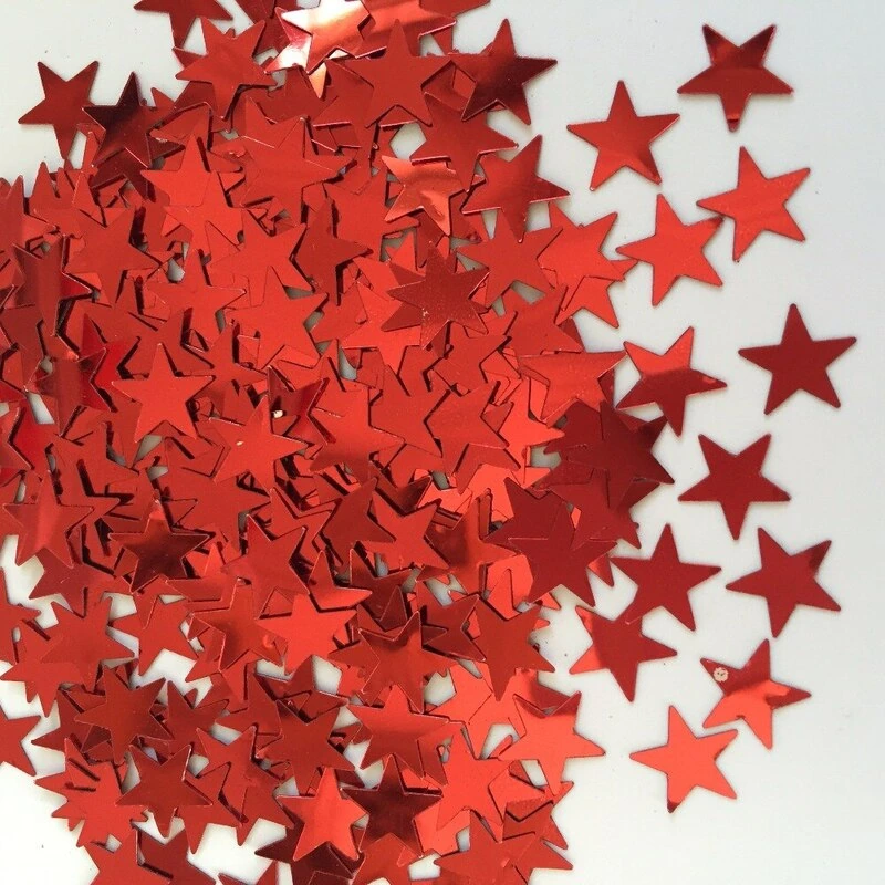 Конфетти Звезды красные 14гр/A