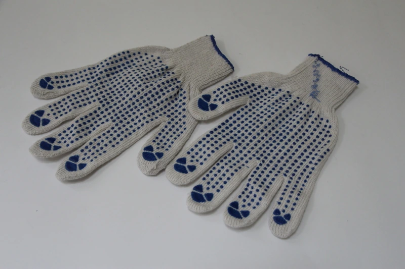 Перчатки х/б 4 нити 10 кл Точка белые М / 10 / 250