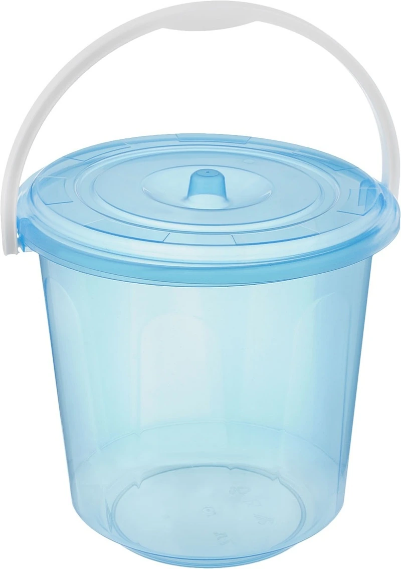 Ведро пластик 5 л "Хозяюшка" с крышкой М1178 