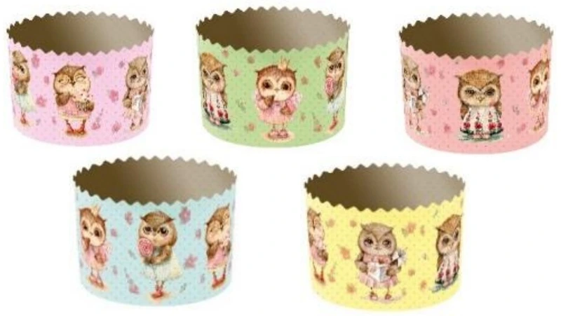 Форма бумажная d90xh90мм  СОВУШКИ 200-220 г/2000