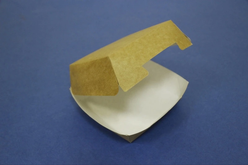 Коробка для гамбургера 120х120х70 мм крафт/100//200