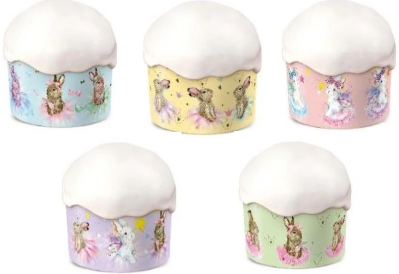 Форма бумажная d110xh85мм  ЗАЙЧИКИ 300-350 г/1900