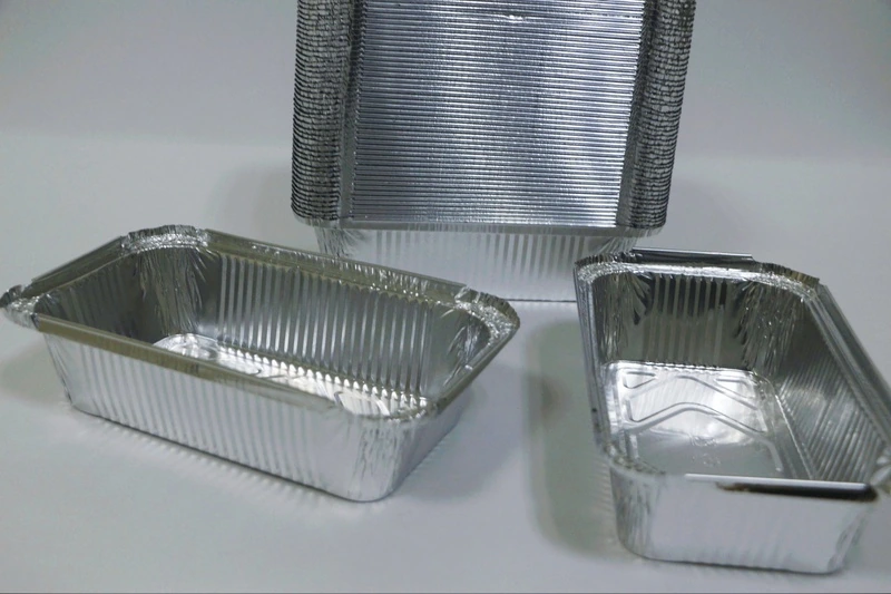 Алюминиевая форма прямоугольная 685 мл, 201х118 мм, дно 159х84 мм, высота 45 мм, Горница / 50 / 900