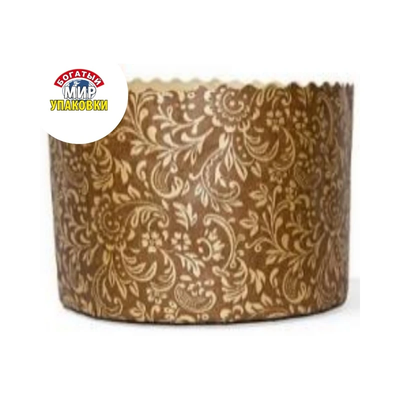 Форма бумажная d134xh100мм ФЛОРА 500-550 г/1400