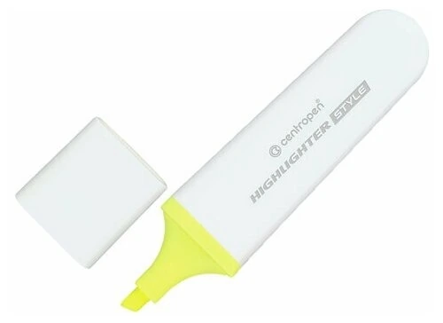 Маркер текстов. CENTROPEN STYLE 1-4,6 мм скошенный желтый / 10