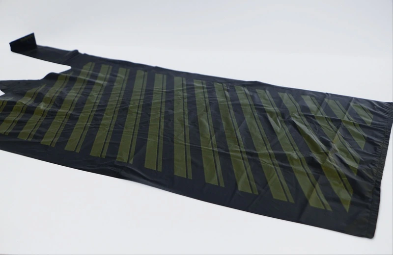 Пакет "Майка" 34+18х67 17 мкм 100 шт БМУ Золотая полоса / 10