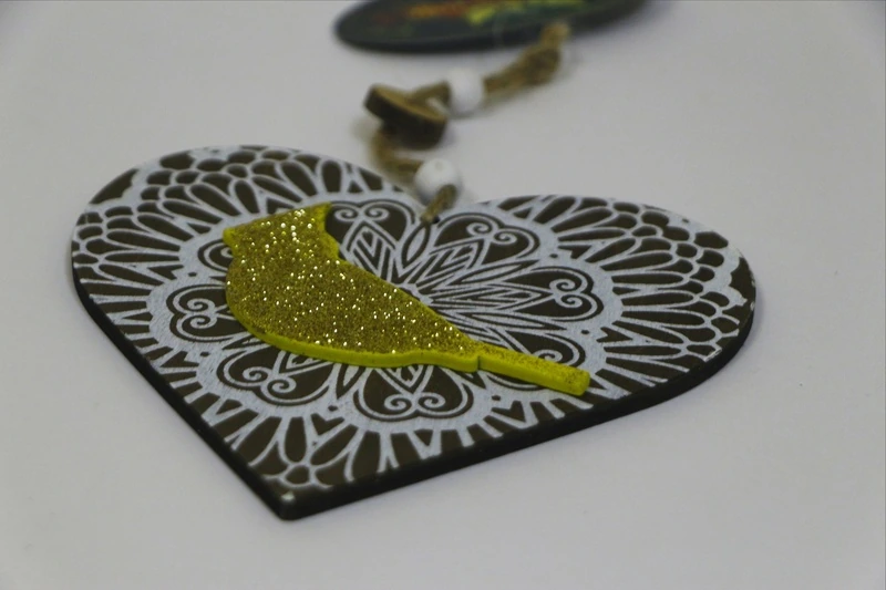 172806 Игрушка ёлочная "Сердечко" 14*14см