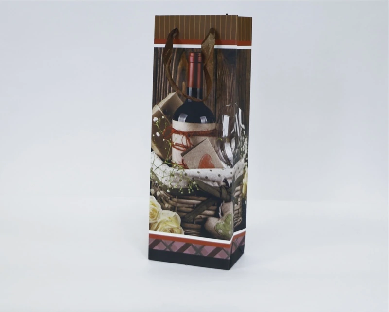 Сумка люкс под бутылку  13*36*9 