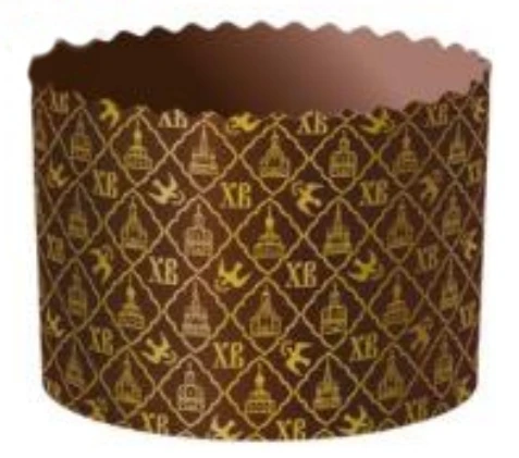 Форма бумажная d134xh100мм  ХВ 500-550 г/1400