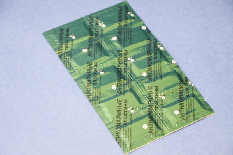 Пластины AST от комаров зеленые б/з 10 шт./250