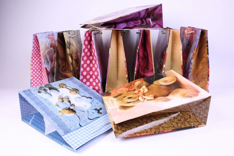 Сумка бумажная ламин.26х32