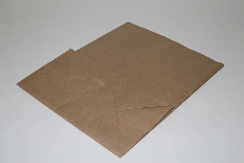 Пакет бумажный 220х120х280 крафт 70 гр ПП/ 700