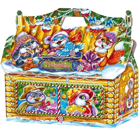 Коробка "Кормушка деревянная" 1600 гр. МГК