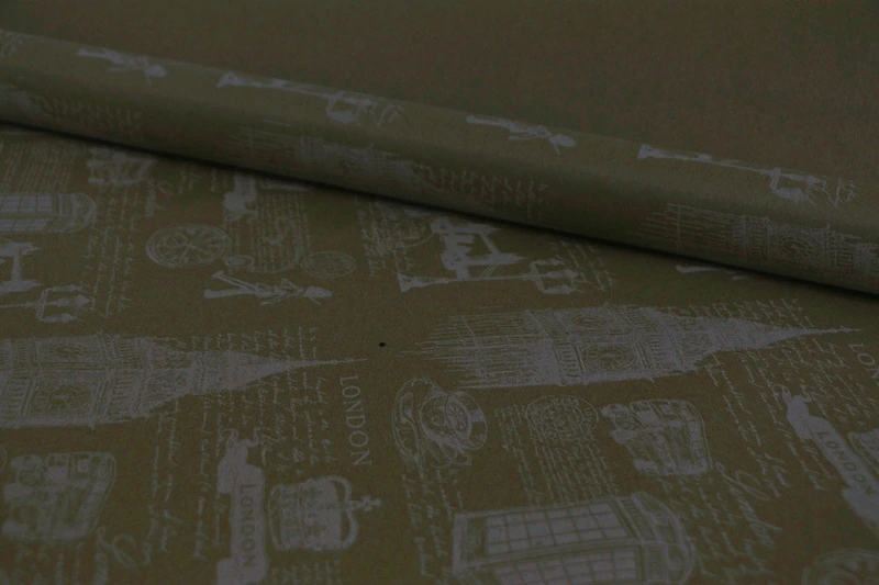 Крафт бумага "Лондон" 70 см*8,5 м ± 5%