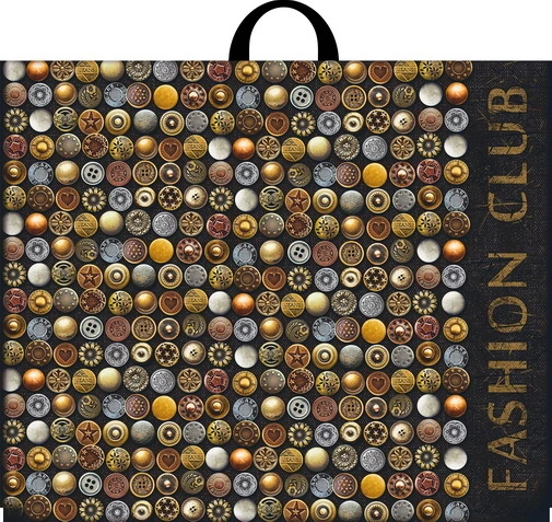 Пакет с петлев. руч. 60х50 (70) "Фешн клуб" ИП / 25 / 250