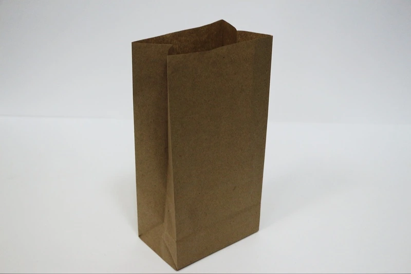 Пакет бумажный 120х80х240 крафт 70 г/м2 /50/1000