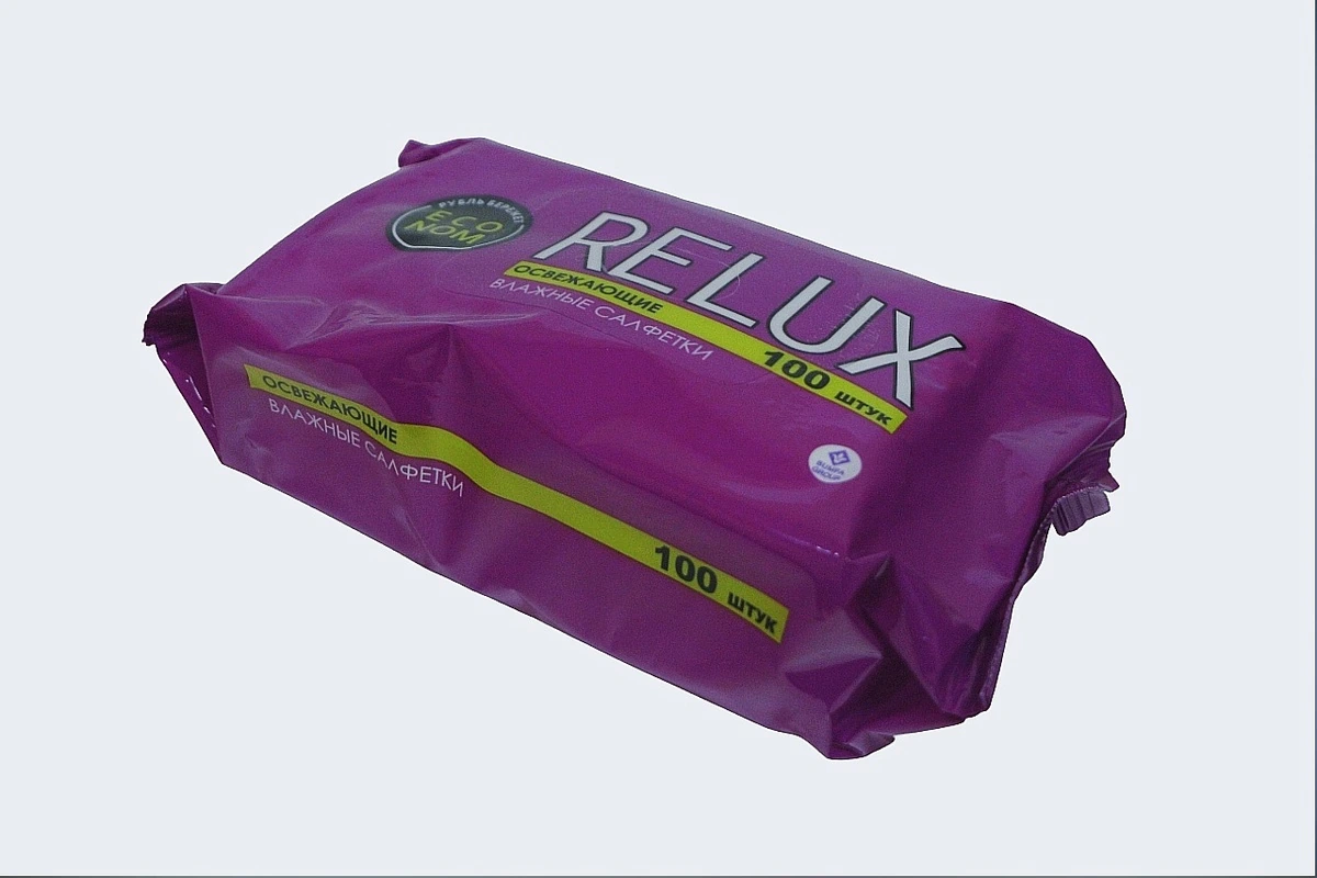 Салфетки влажные "РЕЛЮКС" (100 шт) / 8