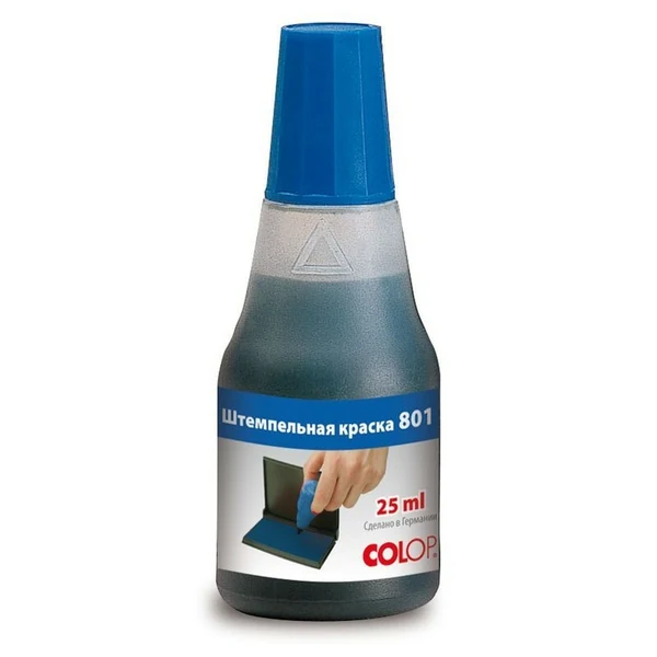 Краска штемп. COLOR 25 мл синяя