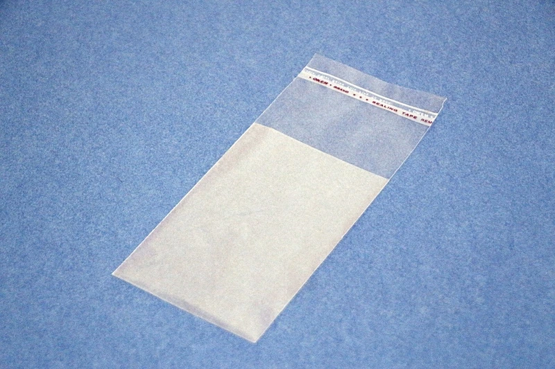 Пакет прозр. со скотчем 8х12 см