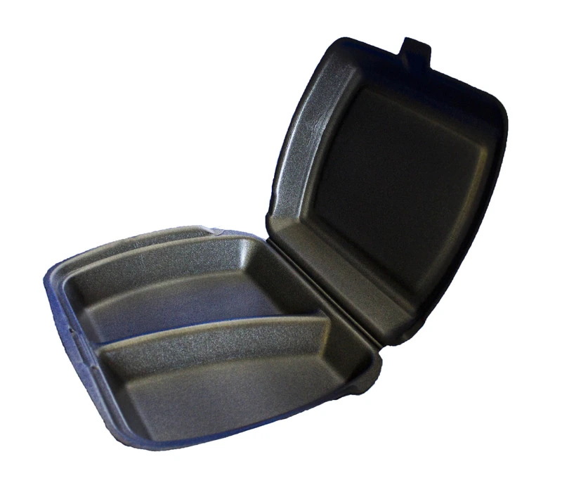 Ланч-бокс 2-секц. черный Ю / 100 / 200