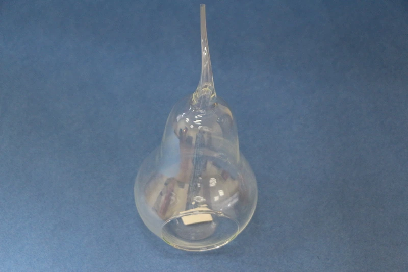 Ваза стекло 2621 Груша сувенир, H22 D7,5