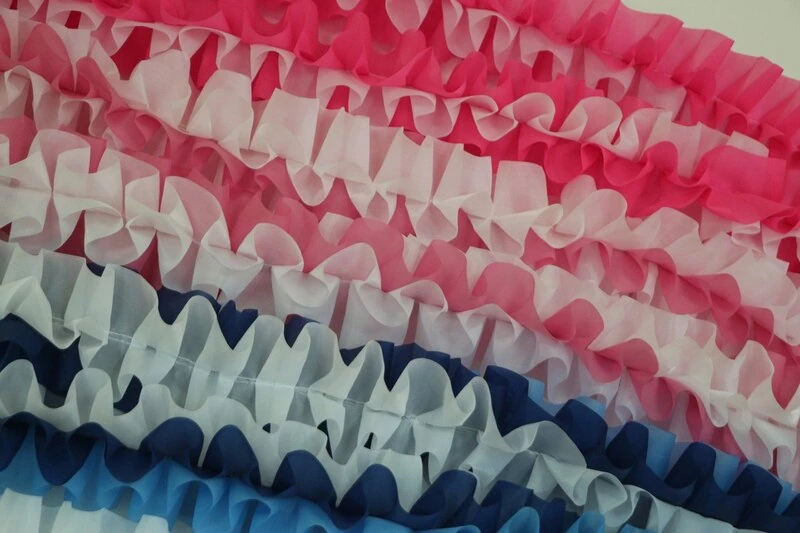 Рюшь на а/м объёмная (полиэстер)