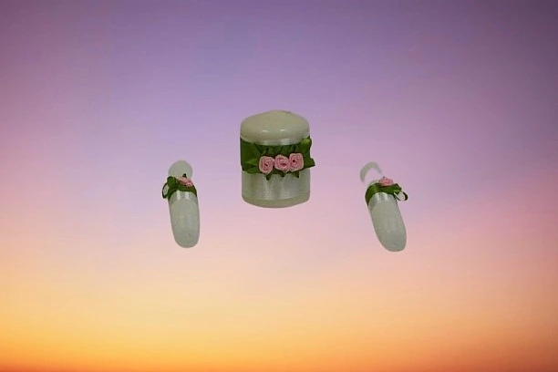 Семейный очаг "Розы на ленте"