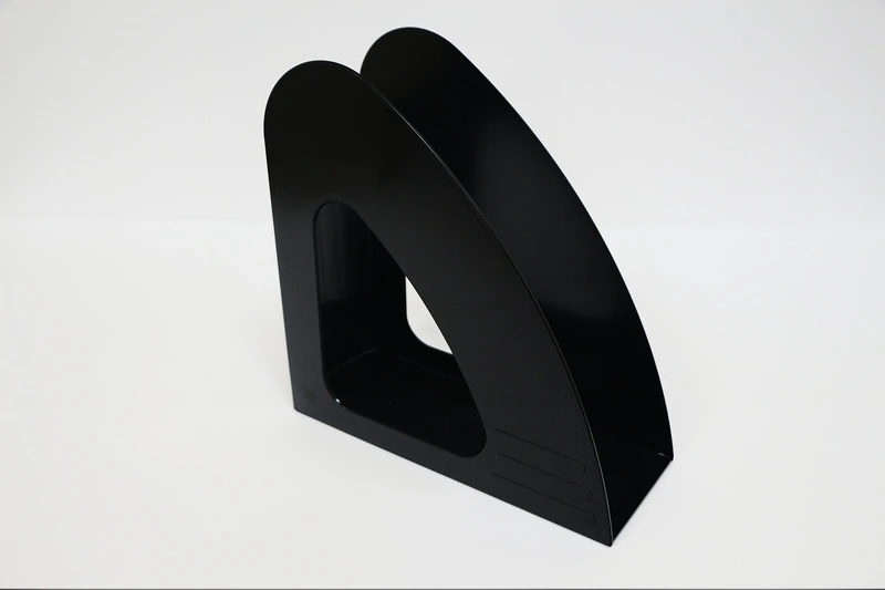 Лоток вертик. inФОРМАТ 90 мм черный пластик