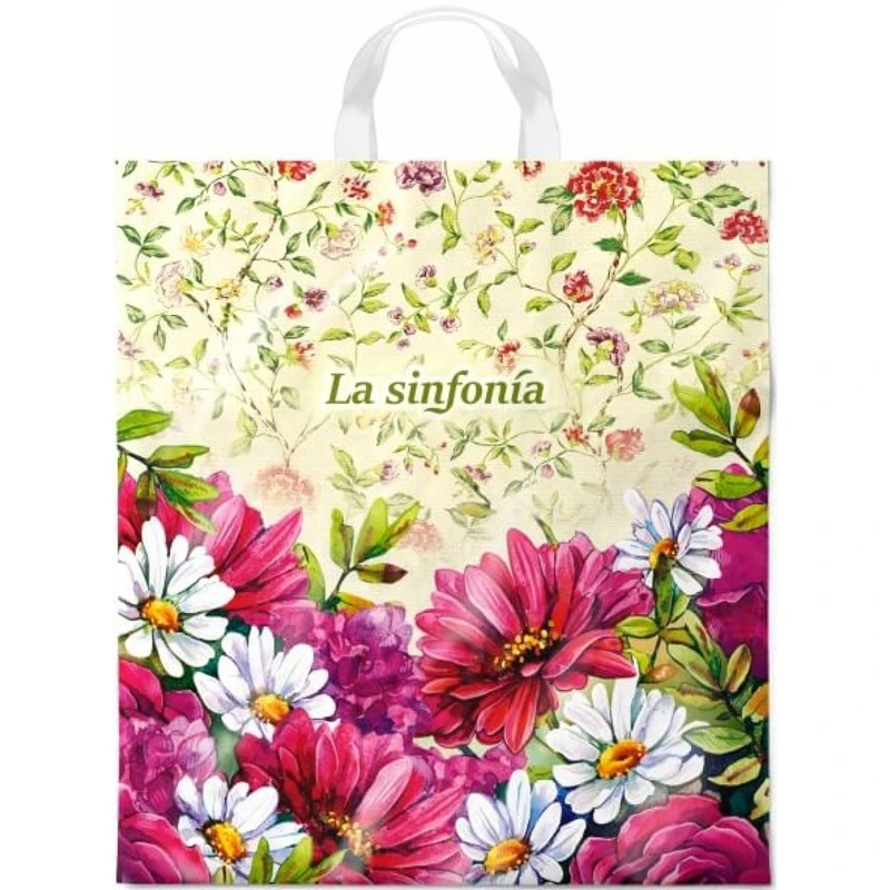 Пакет ПНД с петлев. руч. 38х42 "Симфония" ИП / 25 / 500