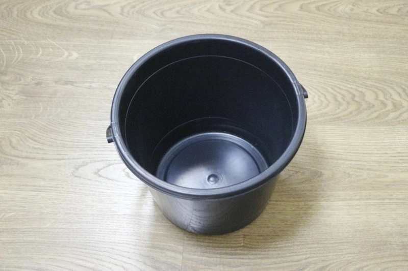 Ведро пластик. 10 л Боб. "Волга" чер. Б00168 (20079) / 10