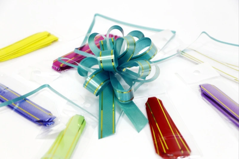 Бант-"Шар" малый 1,8см. с зол. полосой