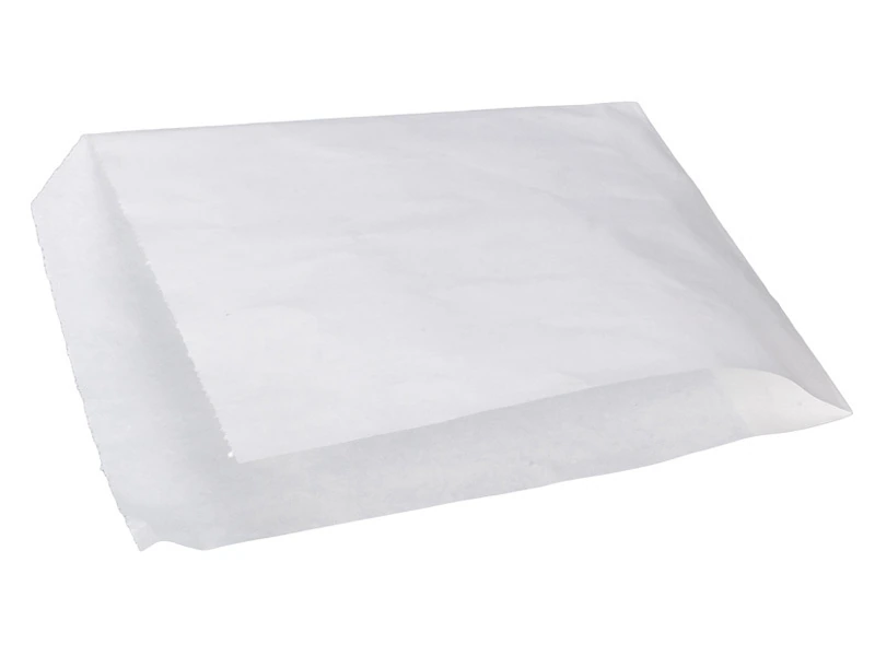 Уголок бумажный д/гамбургера 140х160 жиростойкий белый БЖН 40 гр/м2 / 100 / 2500