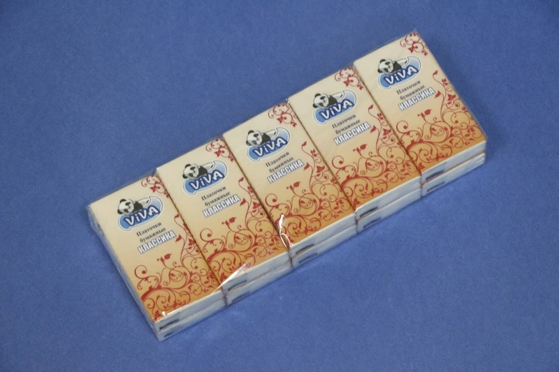 Платочки бум. "Вива" 2-х сл. 10 шт./34