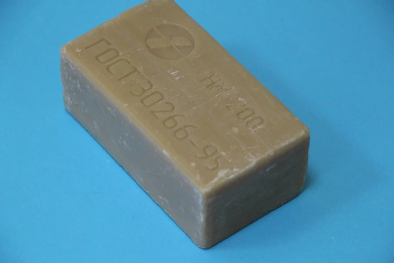 Мыло хоз. "Аист" 72% 200 г без упаковки / 92/100/48