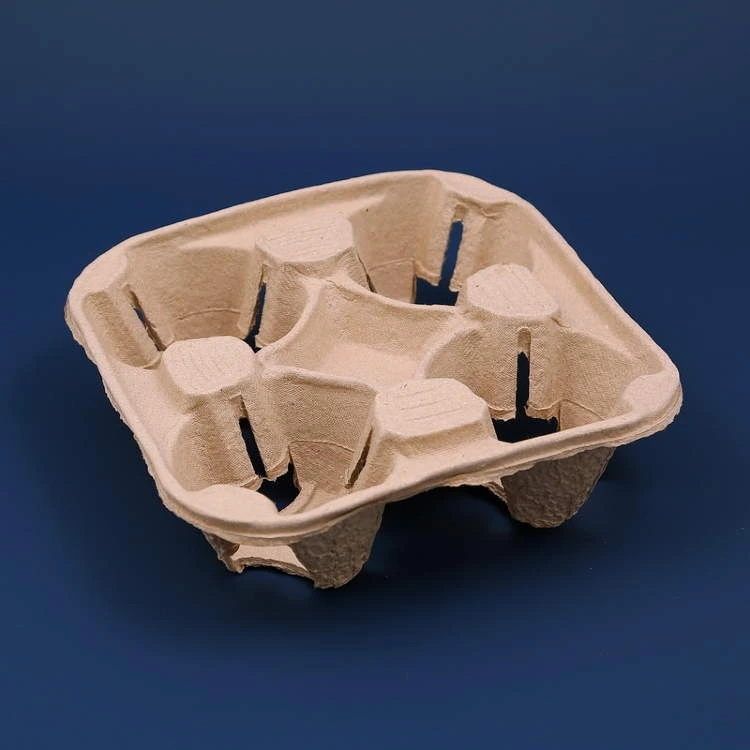 Держатель для 4-х стаканов натуральный/130