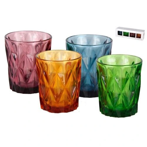 Набор 4 пр. стаканов 300 мл. "Грань микс "Тебриз"