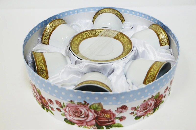 Набор чайный 6/12пр. круг. кор. "Венеция" G11/73426