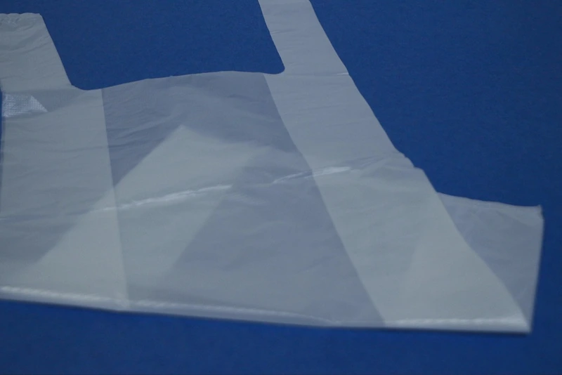 Пакет "Майка" 30+15х55 16 мкм 100 шт БМУ белая Люкс / 10