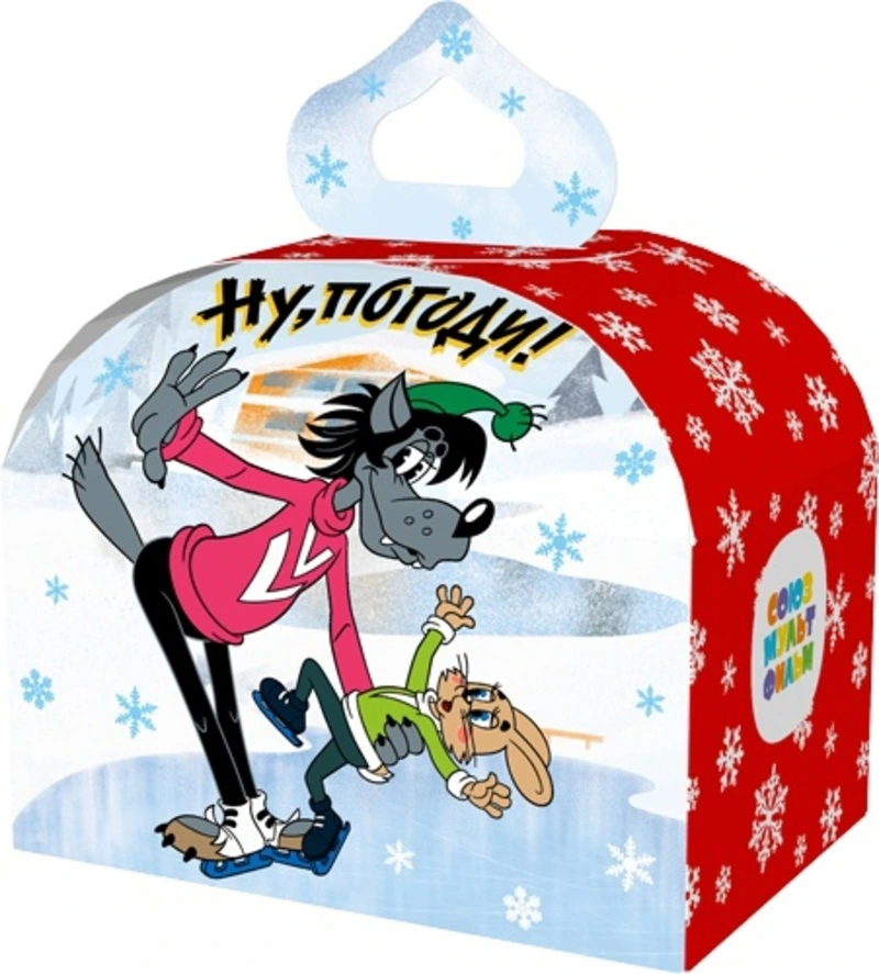 Коробка Сундучок "Ну, погоди!" 1000 гр.